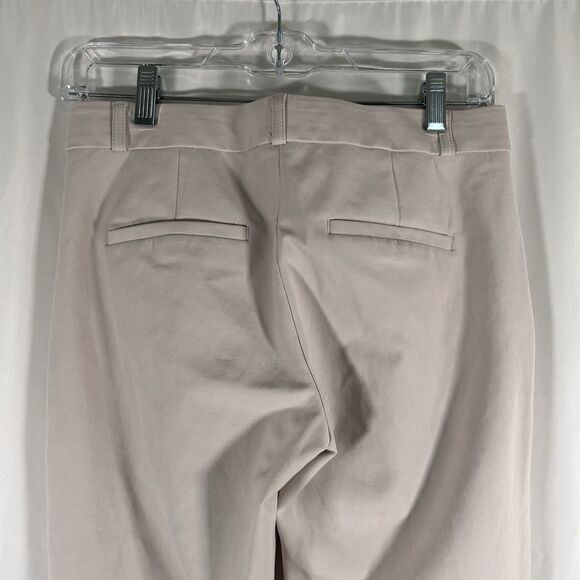 Banana Republic Ryan Fit Pants Women's 0 Khaki Flat Front Mid Rise Pockets - Picture 6 of 8